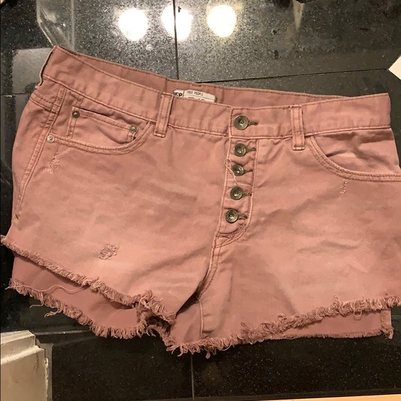 Free People Pants - Free People Pink Shorts Size W 29